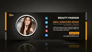 Simple Email Signature Tutorial || How To Design Professional Signature in Photoshop