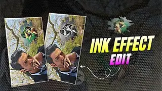 Trending INK Splash Effect Tutorial | ink Effect editing in Capcut | Capcut Trending Effect edit 🔥