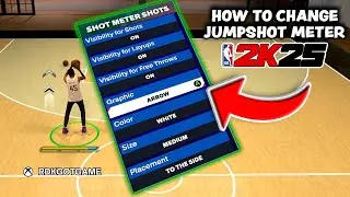 NBA 2K25 - How To Change Jumpshot Meter IN ALL GAME MODES (All New Jumpshot Meters)