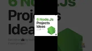 6 Node JS Projects Ideas # shorts #nodejs