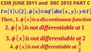 A problem on differentiability of distance function