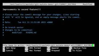 Modifying git History (1/3) - Amending a Commit in git