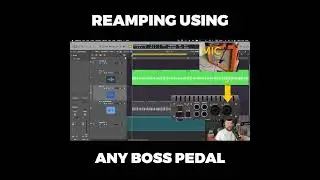 Reamping using ANY Boss Pedal! #shorts #bosspedal #reamping #recordingguitars #guitarist #howtoreamp