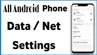 Phone ki full SIM card and mobile data settings Mobile Internet Setting Guide | 3g 4g 5g 2024