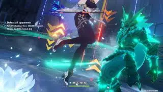 fighting the maguu kenki in the vagabond sword event with friends