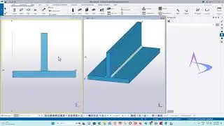 how to create fillet weld tee joint in tekla structures  #tekla #detailing #welding #steelstructure