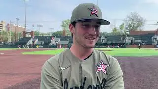 Vanderbilt right-hander David Horn, post-Arkansas on May 20, 2023