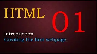 HTML for Beginners - 01 - Creating the first web page -Starsite programmers