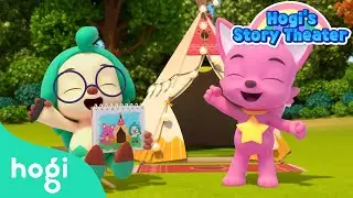 Lets Go Camping! | Hogis Story Theater | Go away, rainy clouds! | Cartoon | Pinkfong Hogi