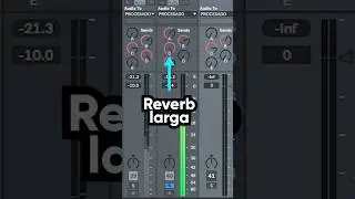 Así envío REVERB a mis pistas 👆