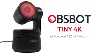 OBSBOT Tiny 4K AI-Powered PTZ Webcam With Auto Tracking & Framing Unboxing - ASMR