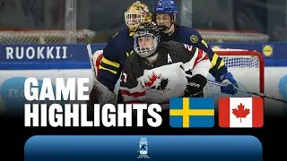 Highlights: Sweden vs Canada | 2024 #U18MensWorlds