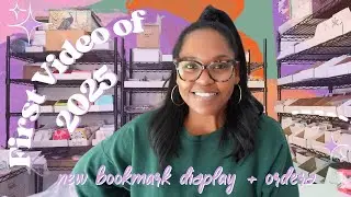 New Bookmark Display  | Packing Orders + How I Started My Greeting Card Line