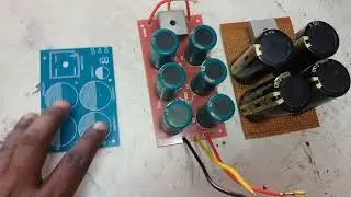 how to make AC to DC converter PCB manual to power amplifier