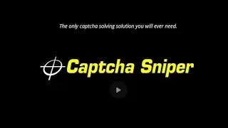 Captcha Sniper X – Captcha Solving Software Download Free