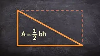 What is the formula for the area of a triangle