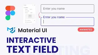 Create a Text Input field Component With an ANIMATED Floating Label Tutorial | Material UI component