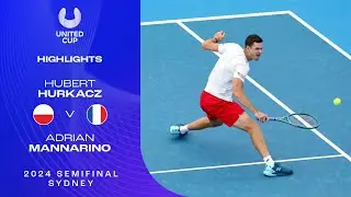 Hubert Hurkacz v Adrian Mannarino Highlights | United Cup 2023 Semifinals