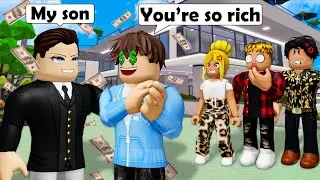 🏡 My Beggar Dad Is Actually The CEO Of Roblox (Ep2) ❤️ Roblox Story ❤️