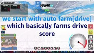 Drive world op auto farm script gui