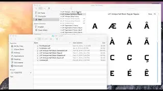 How to install fonts on a Mac