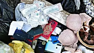 I Found Many Broken Phone And Money More from Garbage Dumps.