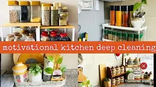 Kitchen Deep Cleaning | motivational | Ramadan cleaning | kitchen cleaning routine | Malayalam