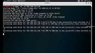 how to perform scan for udp ports using nmap in kali linux