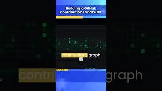 Build a snake eating github graph!!😝🐍 