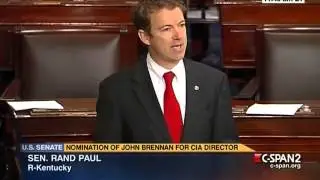 Rand Paul Filibusters Obamas Nominee For CIA Director | HuffPost Video