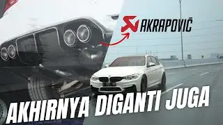 MODIFIKASI PERTAMA DI BMW //M3 | UPGRADE EXHAUST AKRAPOVIC || EMANG BENAR, ADA HARGA ADA KUALITAS!