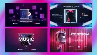 Audio Visualizer After Effects - audio waveform visualization effect after effects Pack