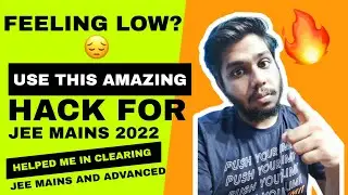 🥺 Can't focus ? Try this amazing hack for JEE Mains 2022 | JEE Mains 2022 strategy #jee #iit #iitjee