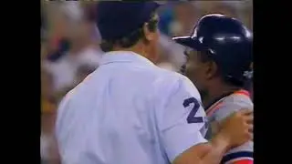 Detroit Tigers vs Toronto Blue Jays (July 29, 1993) Tony Phillips Not Happy About Pat Hentgen Pitch