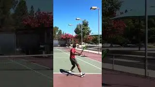 Bro is a forehand SLAP #tennis #shorts