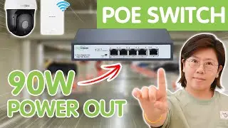 Install High Power PoE PTZ & AP with 802 3bt PoE++ Switch