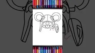How to draw moe form brawl stars  