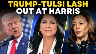 Trump-Tulsi Vs Kamala Harris LIVE | Trump-Harris Debate | Trump News LIVE | US News LIVE