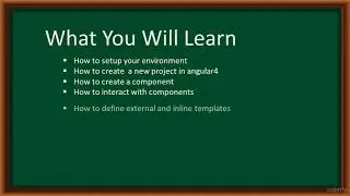 Angular4 for beginners: Learn from scratch - learn Angular