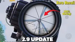 UPDATE 2.9🔥New No Recoil Sensitivity Settings in BGMI/PUBG MOBILE 2023😱