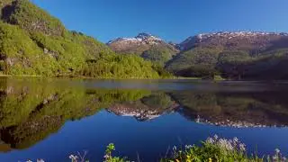 DJI Mini 2 over Fitjadalsvatnet, Øystese - Norway (4K) New version