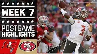 Buccaneers vs. 49ers | NFL Week 7 Game Highlights