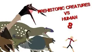 Human VS Prehistoric Creatures 8