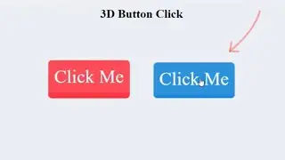 How To Make 3D Buttons Using HTML CSS | HTML & CSS Website Tutorials