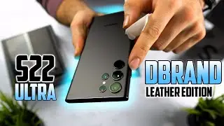 Samsung S22 Ultra - dbrand Skin **Black Leather Edition**