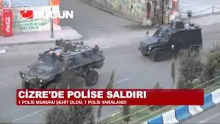 CİZRE'DE POLİSE ROKETATARLI SALDIRI: 1 ŞEHİT