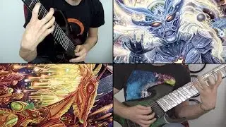 Rings of Saturn Godless Times Lucas Mann & Miles Dimitri Baker LIVE Guitar Playthrough