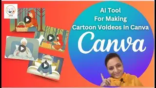 AI Tools In Canva To MaKe Cartoon Vodeo In Canva Tutorial For Bigners in Hidi Canva Tutorial