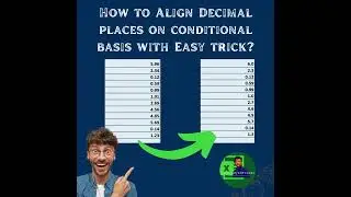 How to Format Decimal places on a Conditional Basis in Excel ?