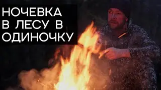 Ночёвка в лесу в одиночку. Разрушаем страхи, даём советы! Ночевка в лесу без палатки,  бушкрафт